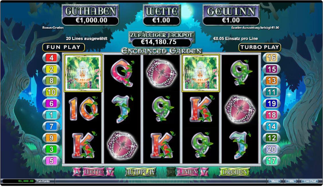 Enchanted Garden Slot Winning Combination